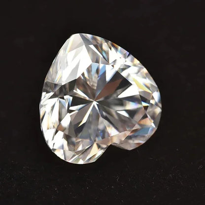 Moissanite Loose Stone Heart Cut D Color VVS1 0.5ct To 5ct Lab Created Gemstones Pass Diamond Tester Comes with GRA Certificate