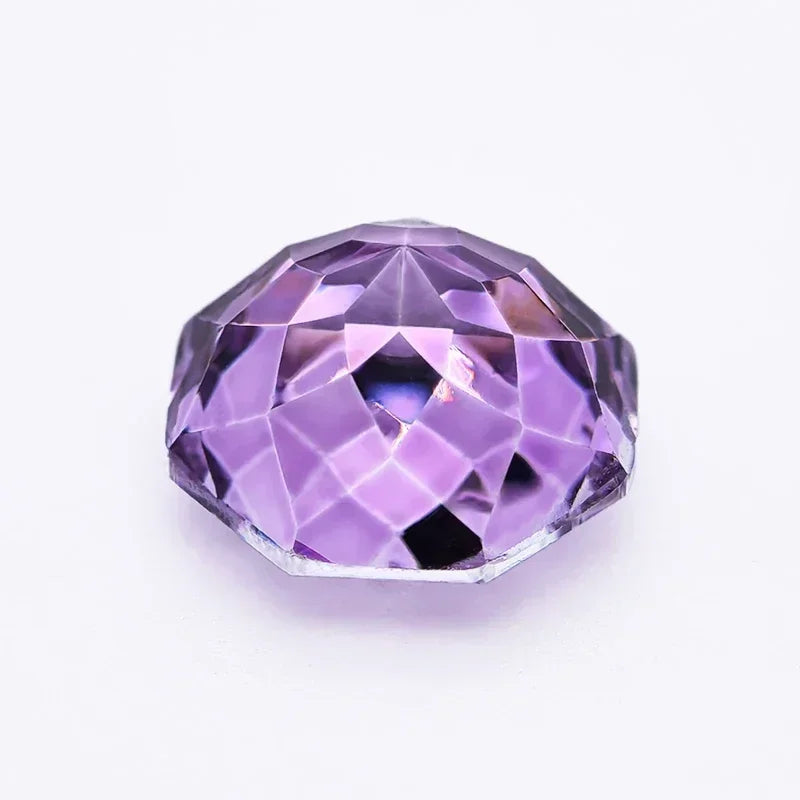Cubic Zirconia Special Rose Cut Purple Color Gemstone Bead Wholesale and retail for Diy Advanced Jewelry Rings Earrings Making