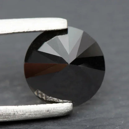 Moissanite Stone Black Color Round Cut VVS1 Charms Diamond With GRA Certified Pass Diamond Tester Making Jewelry Accessories 