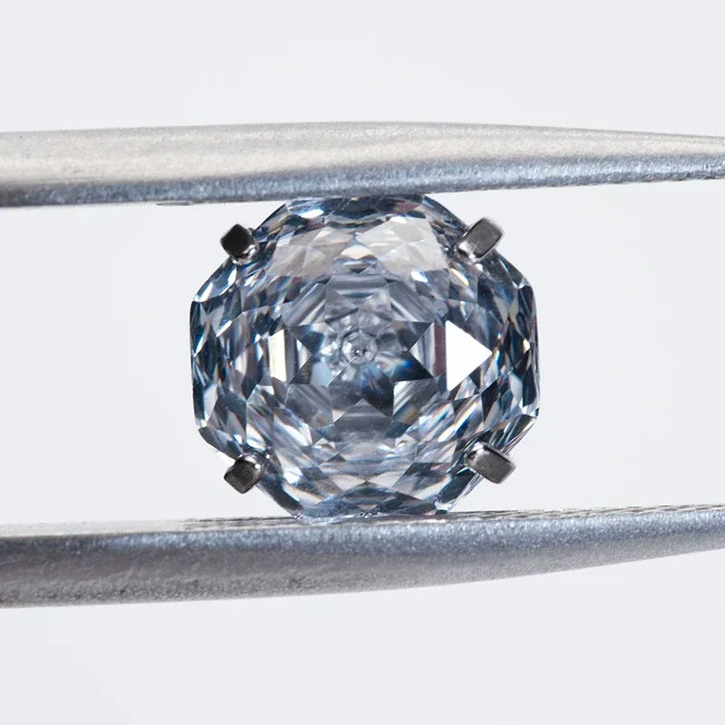 Cubic Zirconia Stainless Steel Earring Rose Cut White Color Jewelry for Women Wholesale 4 Prong Tragus Earrings