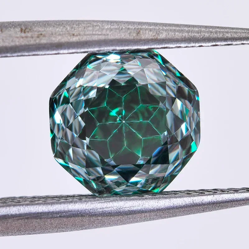 Cubic Zirconia Special Rose Cut Dark Green Color Gemstone Bead Wholesale and Retail Diy Advanced Jewelry Rings Earrings Making