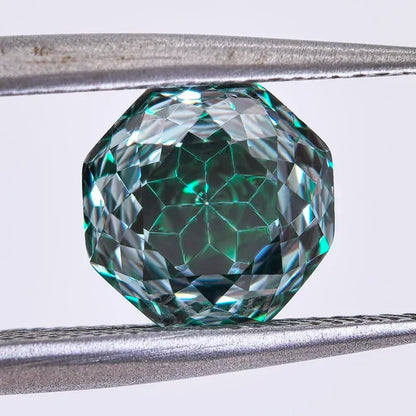 Cubic Zirconia Special Rose Cut Dark Green Color Gemstone Bead Wholesale and Retail Diy Advanced Jewelry Rings Earrings Making