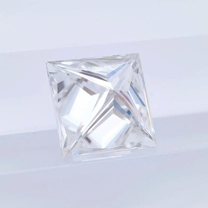 Wholesale Moissanite Stone Princess Cut Super White D Color VVS1 DIY Charms Ring Necklace Earrings with Certificate