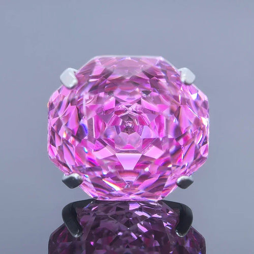 Cubic Zirconia Stainless Steel Earring Rose Cut Shangri-la Color 8.0mm Jewelry for Women Wholesale 4 Prong Tragus Earrings