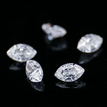 Moissanite Stone D Color Marquise Cut VVS1 GRA Certified Lab Grown Gemstone Passed Diamond Tester Charms Woman Jewelry Making 