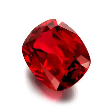 Lab Grown Ruby Pigeon Blood Red Rectangular Cushion Cut Top Quality Gemstone for Diy Jewelry Making Selectable AGL Certificate 