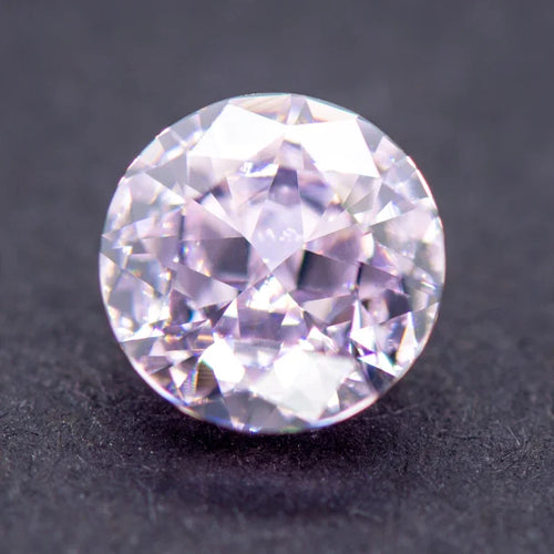 Cubic Zirconia Round Shape Light Pink Color 4k Crushed Ice Cut Loose Synthetic for DIY Ring Necklace Earrings Main Materials