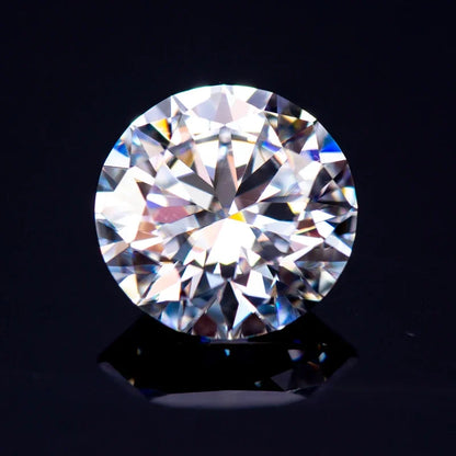 Moissanite Stone D Color Vvs1 Round Cut 0.1CT-12CT with GRA Certificate Wholesale Moissanite Loose Gemstones Jewelry Making 