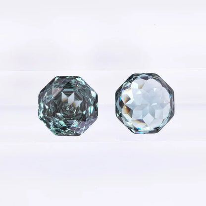 Wholesale Cubic Zirconia Rose Cut Gradient Green Color Extremely Shiny Quality DIY Charms Gemstone Bead for Diy Jewelry Making M