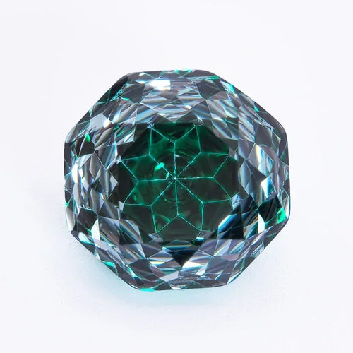 Cubic Zirconia Special Rose Cut Dark Green Color Gemstone Bead Wholesale and Retail Diy Advanced Jewelry Rings Earrings Making