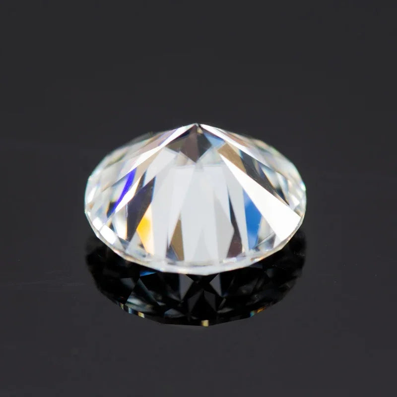 Moissanite Stone D Color Vvs1 Round Cut 0.1CT-12CT with GRA Certificate Wholesale Moissanite Loose Gemstones Jewelry Making 
