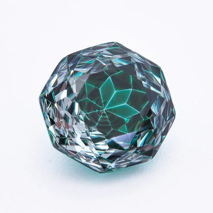 Cubic Zirconia Special Rose Cut Dark Green Color Gemstone Bead Wholesale and Retail Diy Advanced Jewelry Rings Earrings Making