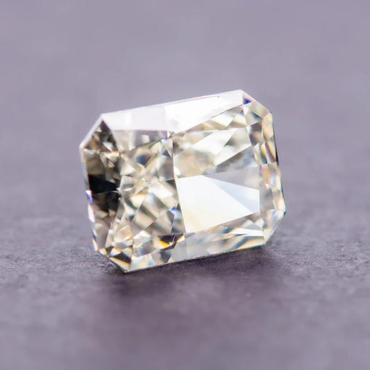 Cubic Zirconia Radiant Shape White G Color 5A Grade 4k Crushed Ice Cut Loose Charm Beads for DIY Necklace Earrings Main Material 