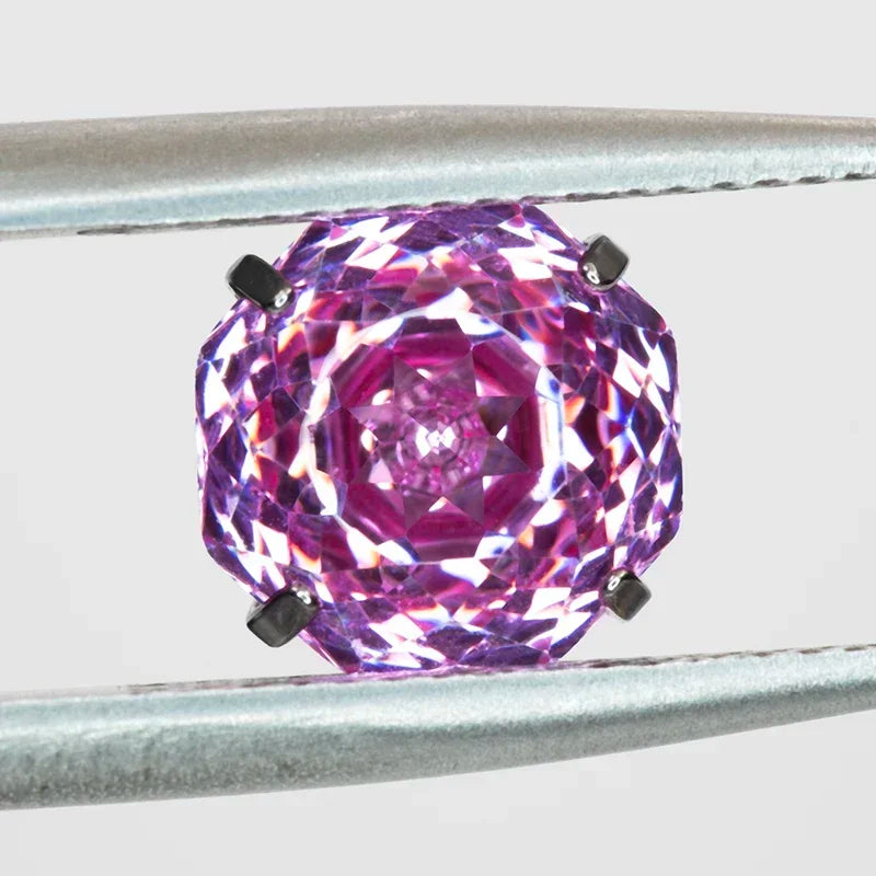 Cubic Zirconia Stainless Steel Earring Rose Cut Shangri-la Color 8.0mm Jewelry for Women Wholesale 4 Prong Tragus Earrings