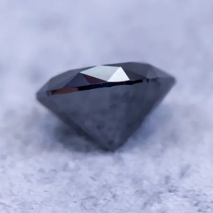 Moissanite Stone Natural Black Color Cushion Cut Artificial Gemstone DIY Ring Necklace Earrings Main Materials With Certificate 