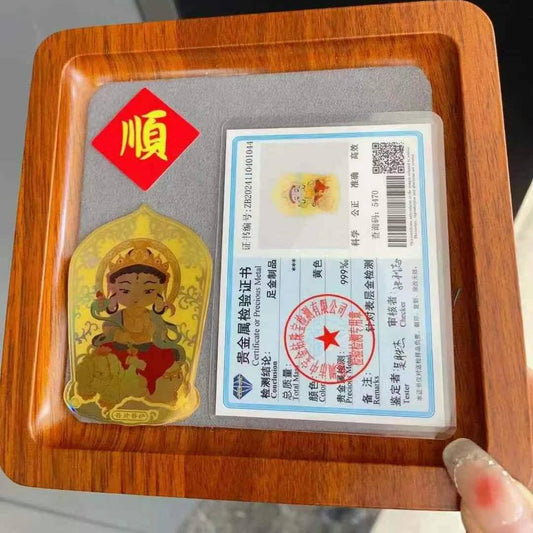 Gold Phone Sticker Samantabhadra Bodhisattva [Guardian of Dragons and Snakes]