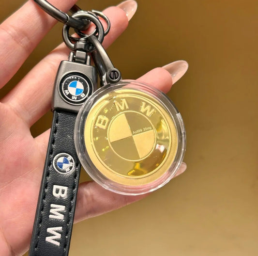 24K 999 gold car pendant, a birthday gift for girlfriend, wife, boyfriend