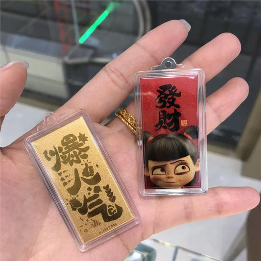 Gold phone sticker Nezha (extremely popular)
