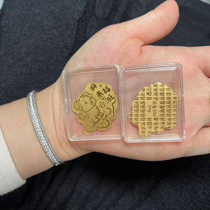 Golden mobile phone stickers for instant success