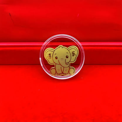 Shunzhi Tongbao gold mobile phone sticker
