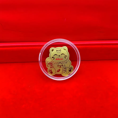 Gold mobile phone sticker with money