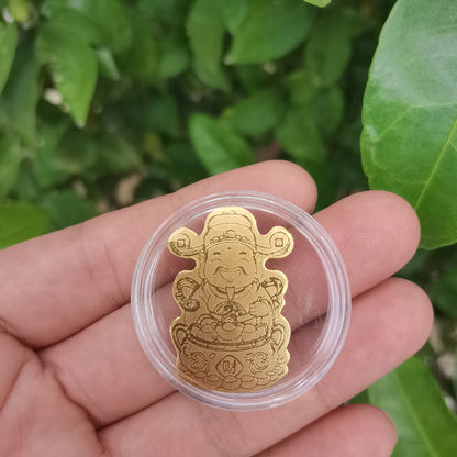 Gold mobile phone sticker God of Wealth