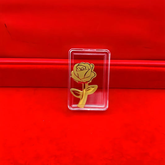 Gold rose phone sticker