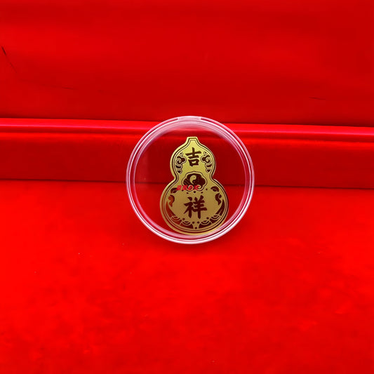 Gold phone stickers auspicious