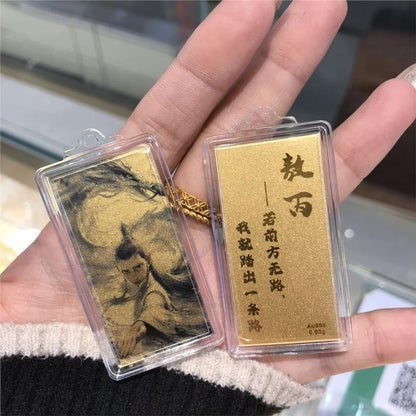 Gold phone sticker Ao Run