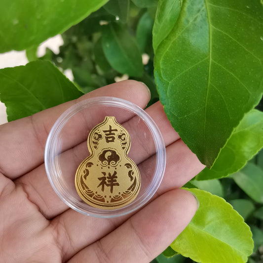 Gold phone stickers auspicious