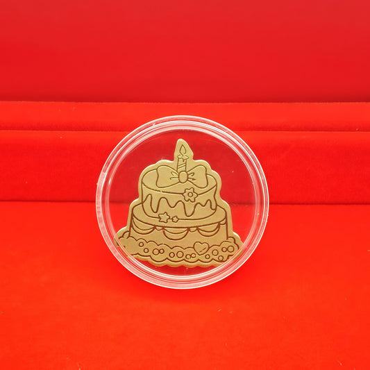 Gold Phone Sticker Cake