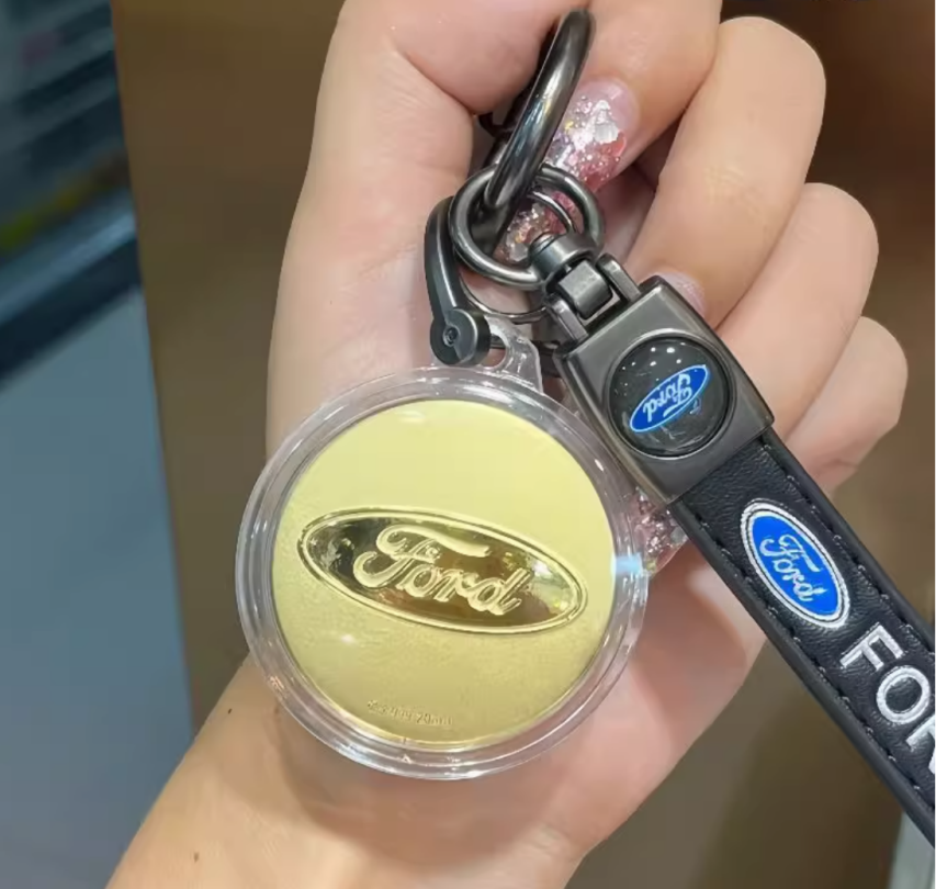 24K 999 gold car pendant, a birthday gift for girlfriend, wife, boyfriend