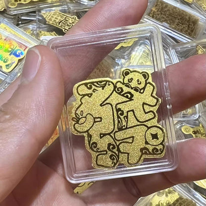 999 pure gold gold sheet gold phone sticker