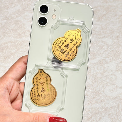 Gold mobile phone stickers bring wealth from all directions