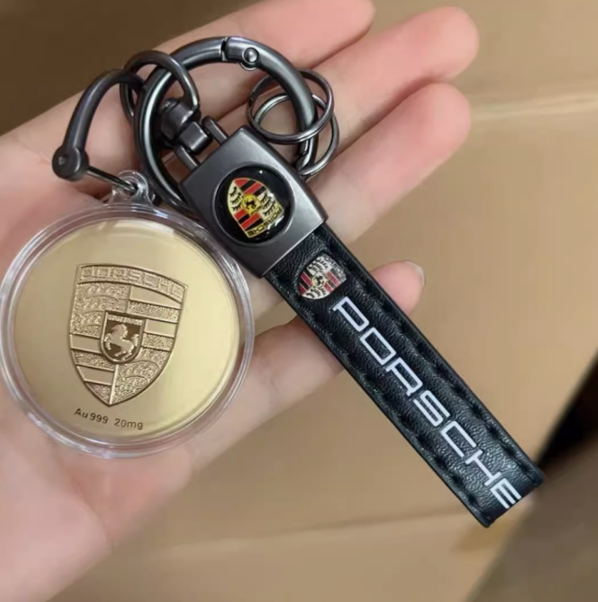 24K 999 gold car pendant, a birthday gift for girlfriend, wife, boyfriend
