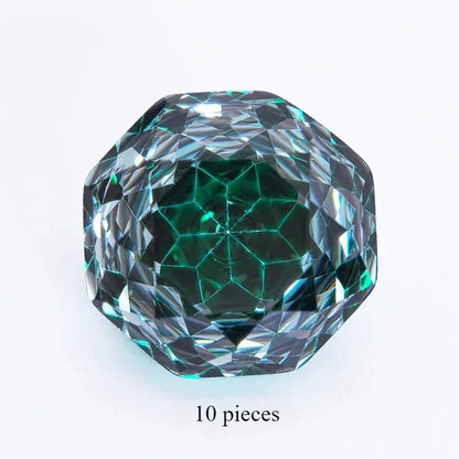 Cubic Zirconia Special Rose Cut Dark Green Color Gemstone Bead Wholesale and Retail Diy Advanced Jewelry Rings Earrings Making