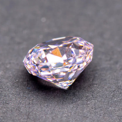 Cubic Zirconia Round Shape Light Pink Color 4k Crushed Ice Cut Loose Synthetic for DIY Ring Necklace Earrings Main Materials