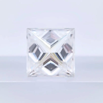 Wholesale Moissanite Stone Princess Cut Super White D Color VVS1 DIY Charms Ring Necklace Earrings with Certificate