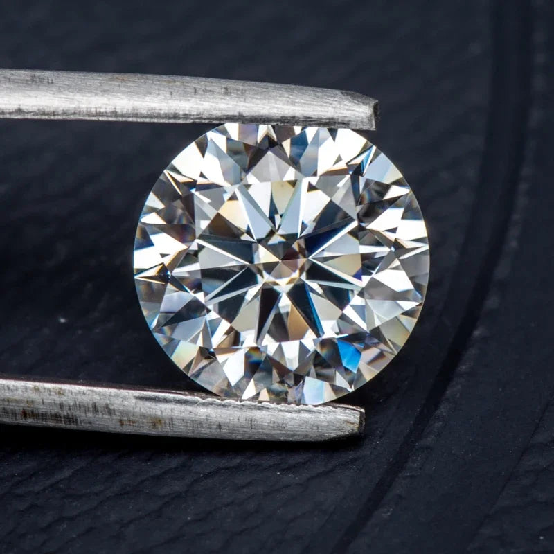 Moissanite Stone D Color Vvs1 Round Cut 0.1CT-12CT with GRA Certificate Wholesale Moissanite Loose Gemstones Jewelry Making 
