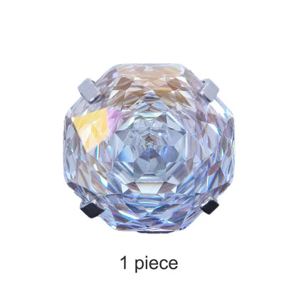 Cubic Zirconia Stainless Steel Earring Rose Cut White Color Jewelry for Women Wholesale 4 Prong Tragus Earrings