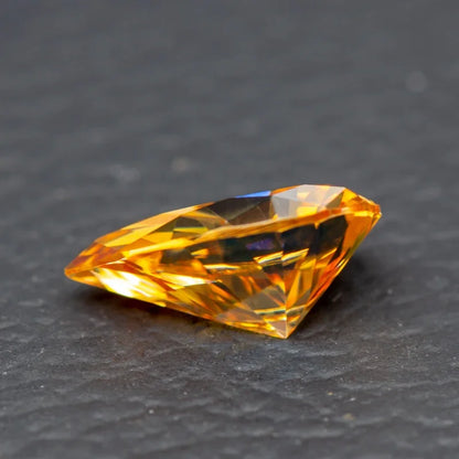 Moissanite Pear Cut Champagne Colored diy charms Jewelry Making Pass Diamond Tester with GRA Certificate Wholesale Price 