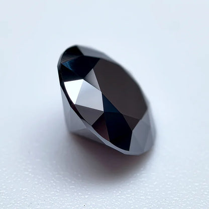 Wholesale Moissanite Stone Black Color Round Cut Lab Charms Diamond Pass Diamond Tester Making with GRA Certificate