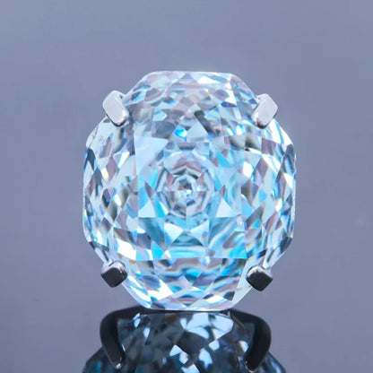 Cubic Zirconia Stainless Steel Earring Rose Cut Bozi Soda Color 8.0mm Jewelry for Women Wholesale 4 Prong Tragus Earrings