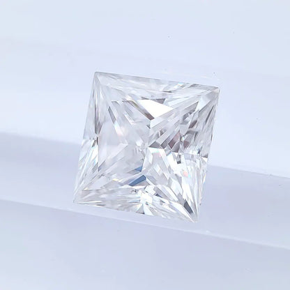 Wholesale Moissanite Stone Princess Cut Super White D Color VVS1 DIY Charms Ring Necklace Earrings with Certificate