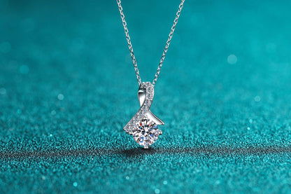 S925 Sterling Silver Pendant for Women, PT950 Gold Plated, Fashionable and Elegant Necklace Jewelry, Directly Supplied by Manufacturer, Live Streaming