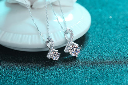 S925 Sterling Silver Pendant for Women, PT950 Gold Plated, Fashionable and Elegant Necklace Jewelry, Directly Supplied by Manufacturer, Live Streaming