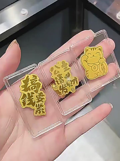 999 pure gold gold sheet gold phone sticker